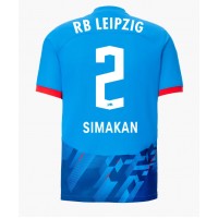 Camiseta RB Leipzig Mohamed Simakan #2 Tercera Equipación Replica 2023-24 mangas cortas